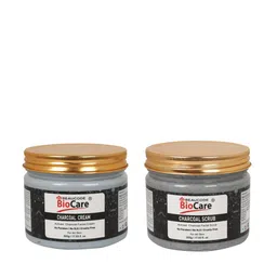 BEAUCODE BIOCARE Set of 2 Activated Charcoal Facial Cream & Scrub - 500 g Each-55