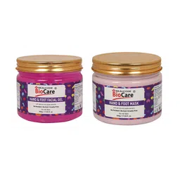 BEAUCODE BIOCARE Set Of Hand & Foot Mask & Gel With Apricot & Jojoba Extracts - 500g each-18