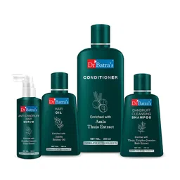 Dr. Batras Anti Dandruff Hair Serum + Conditioner + Hair Oil + Dandruff Cleansing Shampoo-56