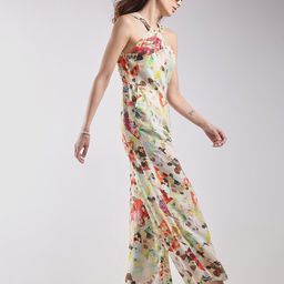 Vero Moda Abstract Printed Halter Neck Culotte Jumpsuit-picture-2