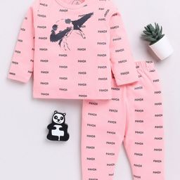 Clt.s Kids Graphic Printed Pure Cotton Night suit-image-53