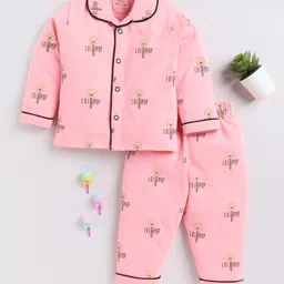 Clt.s Unisex Kids Printed Pure Cotton Night Suit-picture-33