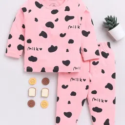 Clt.s Unisex Kids Graphic Printed Pure Cotton Night suit-picture-54