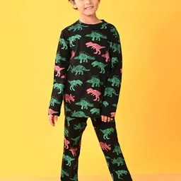 Anthrilo Boys Graphic Printed Night suit-image-16