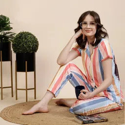 FABINALIV Graphic Printed Night suit-image-99