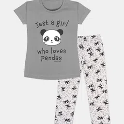 Tee Weavers Girls Printed Night suit-image-74