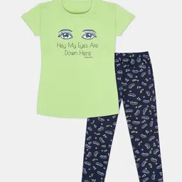 Tee Weavers Girls Printed Night suit-image-41