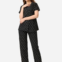 Lenissa Geometric Printed Pure Cotton Night suit-picture-0
