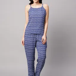 DRAPE IN VOGUE Women 2 Pieces Printed Night suit-image-86
