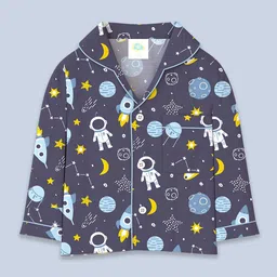 Fancy Fluff Boys Printed Night suit-image-13