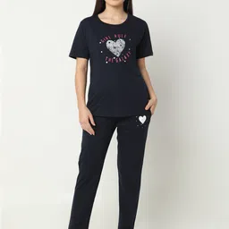 Smarty Pants Graphic Printed Pure Cotton Night suit-image-83