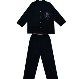shopbloom Kids Lapel Collar Pure Cotton Night suit-picture-16