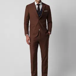 Van Heusen Slim-Fit Single Breasted Three Piece Formal Suit-picture-44