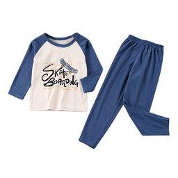 StyleCast Boys Blue & White Colourblocked Night suit-image-47
