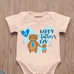 KNITROOT Infants Father's Day Printed Bodysuit-image-94