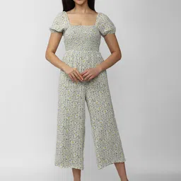 AMERICAN EAGLE OUTFITTERS Floral Printed Basic Jumpsuit-image-35