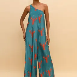 R.Y by Rishi and Vibhuti Women One ShoulderPrinted Basic Jumpsuit-picture-41