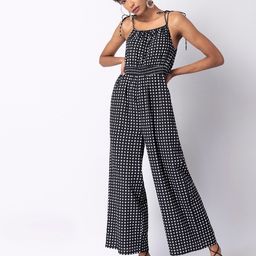 FabAlley Polka Dot Printed Shoulder Straps Basic Jumpsuit-picture-9