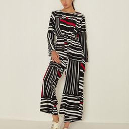 Ancestry Striped Basic Jumpsuit-image-30