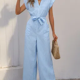 StyleCast Women Striped Basic Jumpsuit-image-56