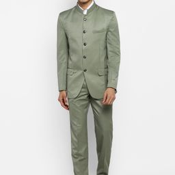 ROYAL KURTA Men Bandhgala 2-Piece Suit-image-98