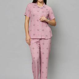 ETC Ethnic Motifs Printed Shirt & Pyjama-image-44