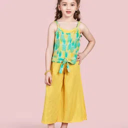 Lil Peacock Girls Printed Basic Jumpsuit-image-6