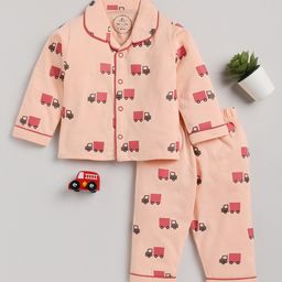 Clt.s Infants Conversational Printed Pure Cotton Night Suit-picture-24