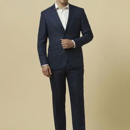 Allen Solly Men Slim-Fit Single-Breasted Two-Piece Suit-picture-45
