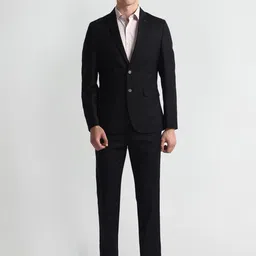 Arrow Notched Lapel Single-Breasted Two Piece Formal Suit-picture-43