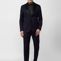 Van Heusen 2-Piece Checked Single-Breasted Slim-Fit Suit-picture-24