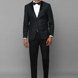 Allen Solly Men Printed Single-Breasted Slim-Fit Two Piece Suit-image-83