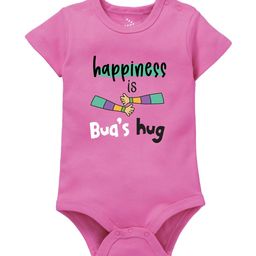 Zeezeezoo Infants Happiness Is Bua's Hug Printed Pure Cotton Bodysuit-picture-9