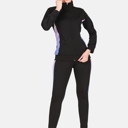 BENZOS Women Mock Collar Tracksuit-image-25