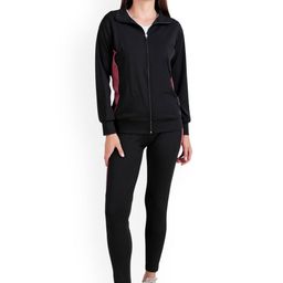 BENZOS Women Mock Collar Tracksuit-image-27