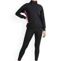BENZOS Women Mock Collar Tracksuit-image-33