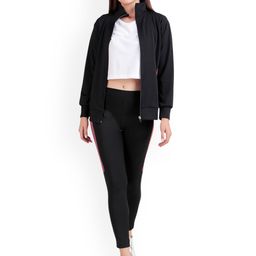 BENZOS Women Mock Collar Tracksuit-image-21