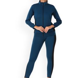 BENZOS Women Mock Collar Tracksuit-image-90