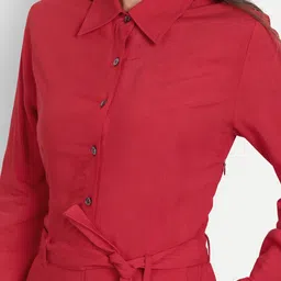 ESSQUE Red Basic Jumpsuit image 3