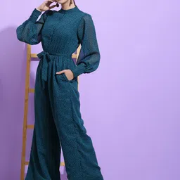 SQew Abstract Printed Basic Jumpsuit image 4