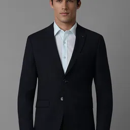 Louis Philippe Notched Lapel Collar Single Breasted Slim Fit Formal Blazer-picture-11