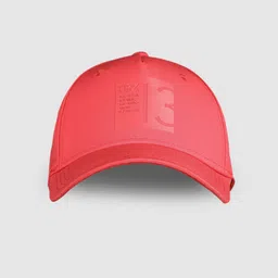 HRX by Hrithik Roshan Men Red Solid Training UV Guard, Flexible Fit & Dryfit Sweatband Cap-picture-3