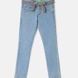United Colors of Benetton Girls Slim Fit Light Fade Jeans-picture-44