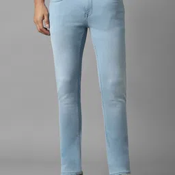 Louis Philippe Jeans Men Mid-Rise Super Slim Fit Light Fade Stretchable Jeans-image-54
