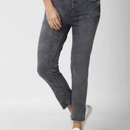 Van Heusen Woman Women Grey Slim Fit Jeans-picture-4