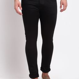 LOUIS STITCH Men Slim Fit Stretchable Cuffed Hem Jeans-picture-30