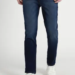 Dennis Lingo Men Stretch Clean Look Mid-Rise Cotton Straight Fit Jeans-image-93