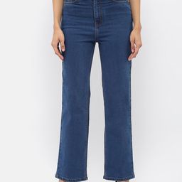 Madame Women Straight Fit Cotton Jeans-image-97