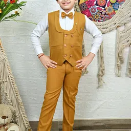 BT DEZINES Boys 3-Pcs Double-Breasted Party Suit-12