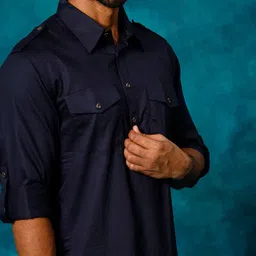 VASTRAMAY Regular Kurta With Patiala image 2